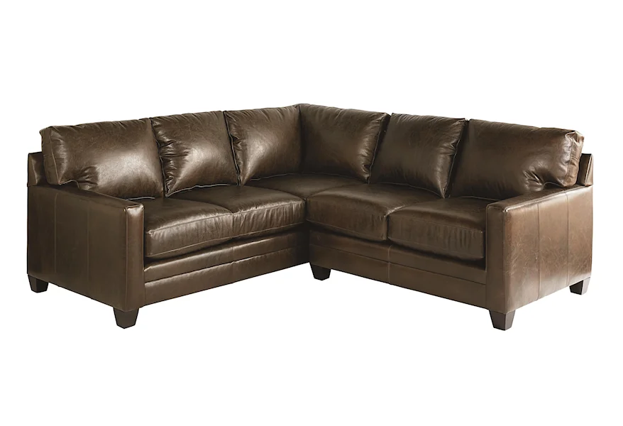 Ladson Sectional Sofa by Bassett at Esprit Decor Home Furnishings
